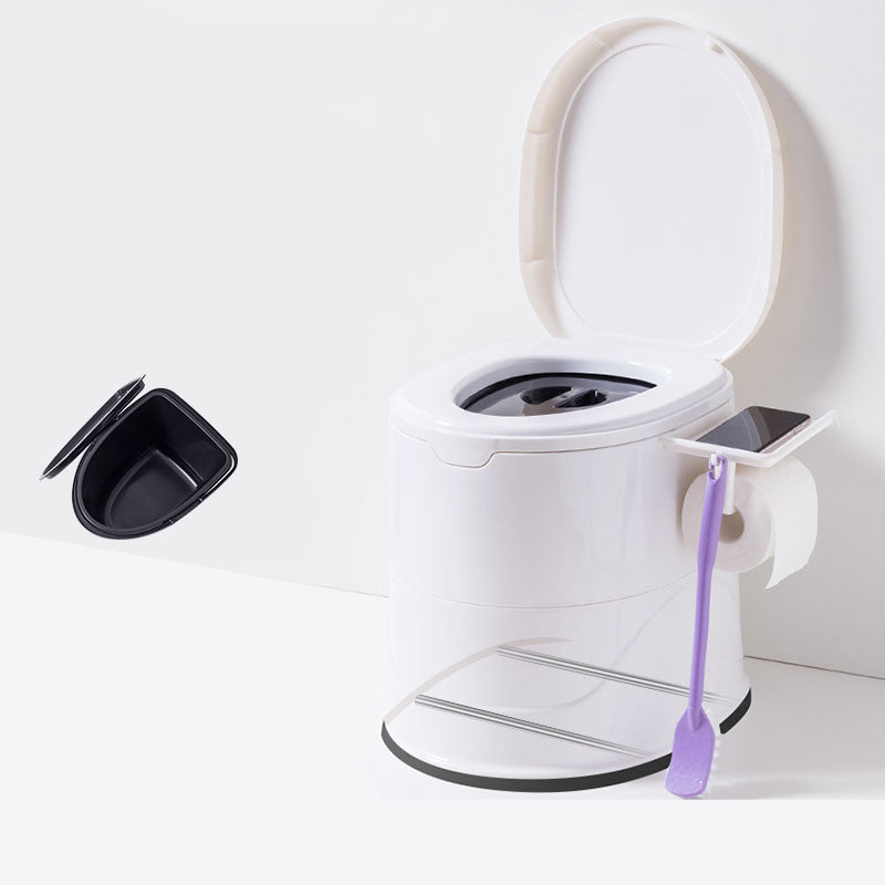Contemporary Floor Mounted Toilet Plastic Toilet Bowl for Bathroom