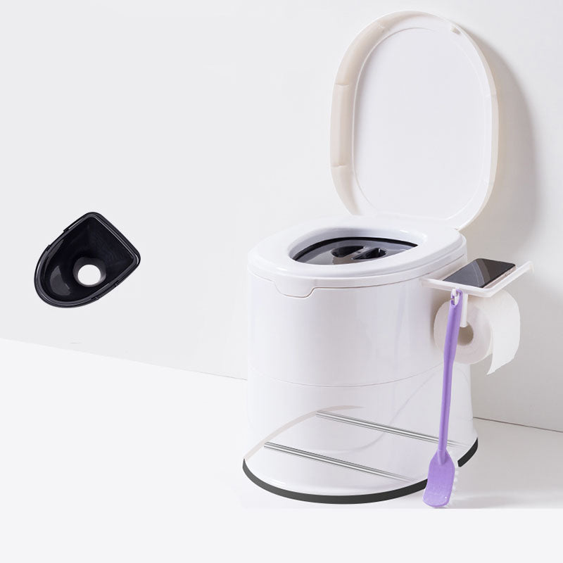 Contemporary Floor Mounted Toilet Plastic Toilet Bowl for Bathroom