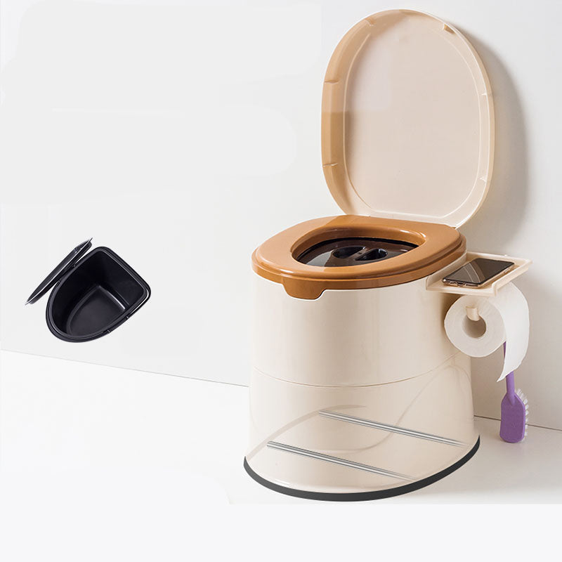 Contemporary Floor Mounted Toilet Plastic Toilet Bowl for Bathroom