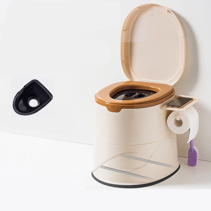 Contemporary Floor Mounted Toilet Plastic Toilet Bowl for Bathroom