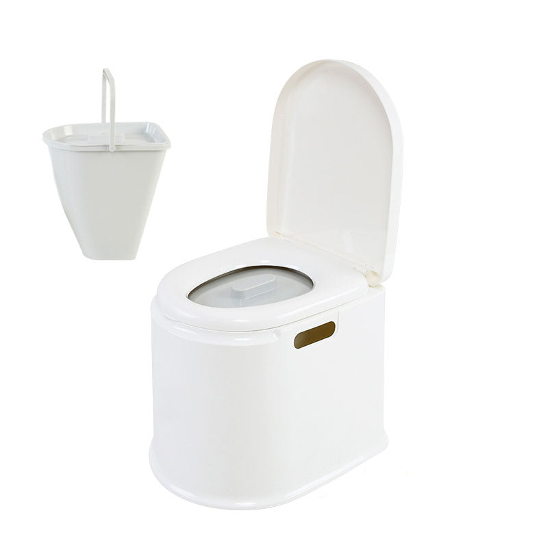 Contemporary Plastic Toilet Floor Mounted Toilet Bowl for Washroom