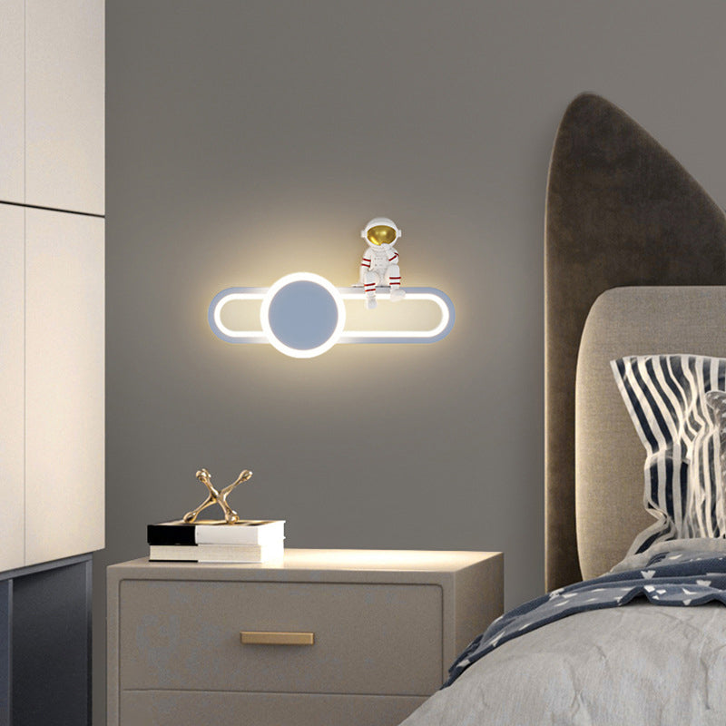 Nordic Metallic Wall Light Creative LED Wall Light Sconce for Kids' Room