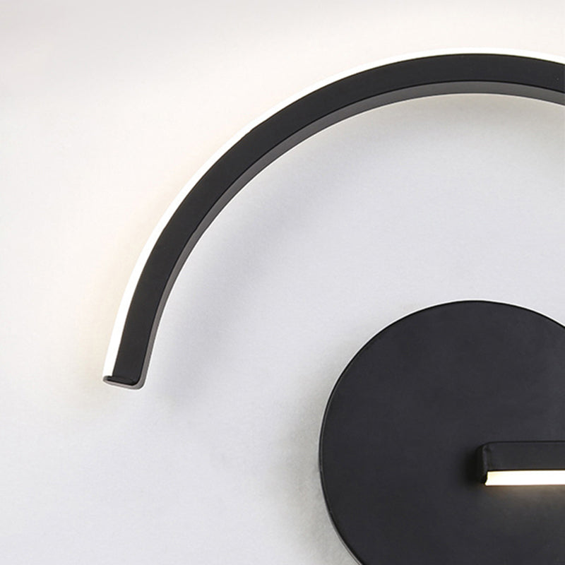 Modern Style Metallic Wall Light Linear LED Wall Light Sconce for Bedroom