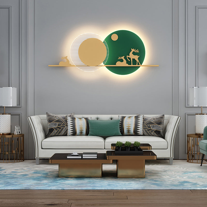 Modern Style Metallic Wall Light Creative LED Wall Light Sconce for Bedroom