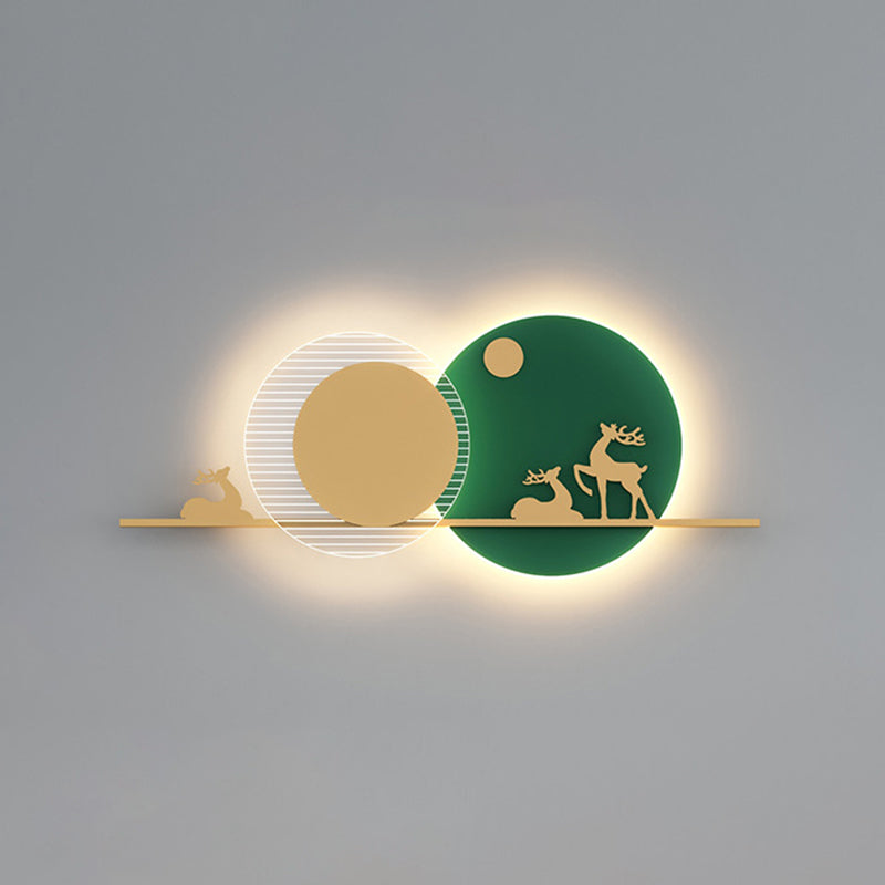 Modern Style Metallic Wall Light Creative LED Wall Light Sconce for Bedroom