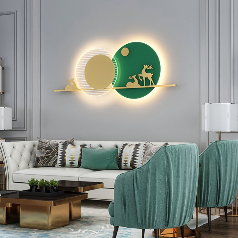 Modern Style Metallic Wall Light Creative LED Wall Light Sconce for Bedroom