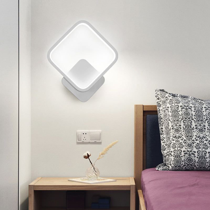 Modern Metallic Wall Light Linear LED Wall Light Sconce for Bedroom