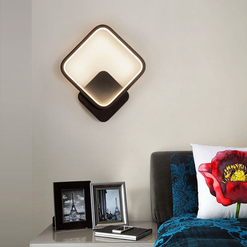 Modern Metallic Wall Light Linear LED Wall Light Sconce for Bedroom