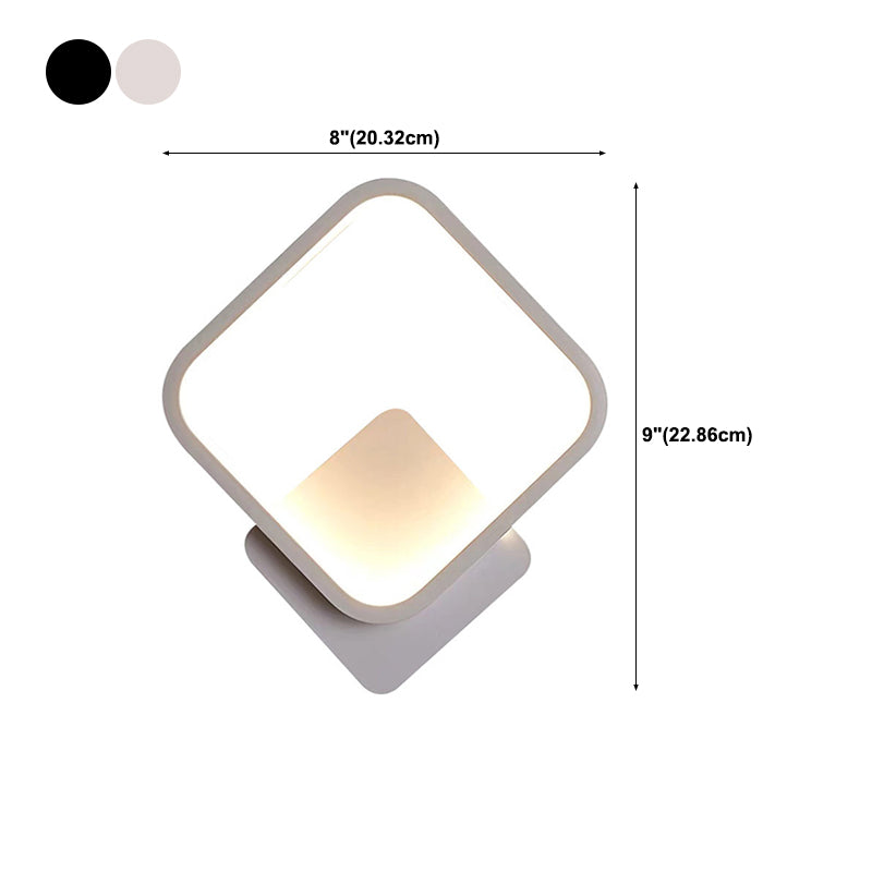 Modern Metallic Wall Light Linear LED Wall Light Sconce for Bedroom