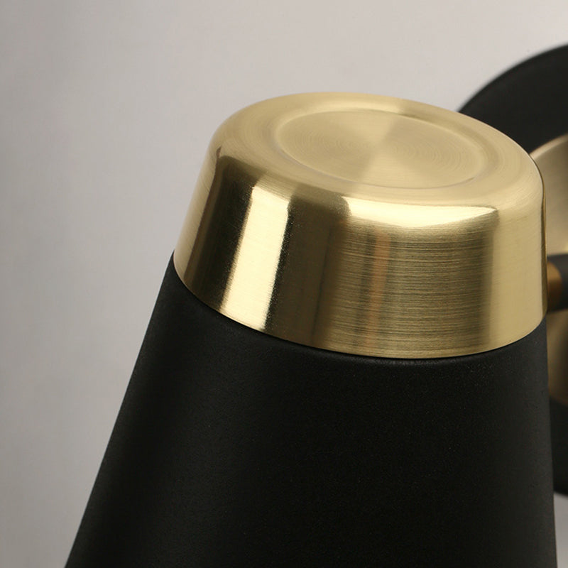 Modern Simple Aluminum Wall Light Bell Shape Rotatable Wall Lamp for Living Room