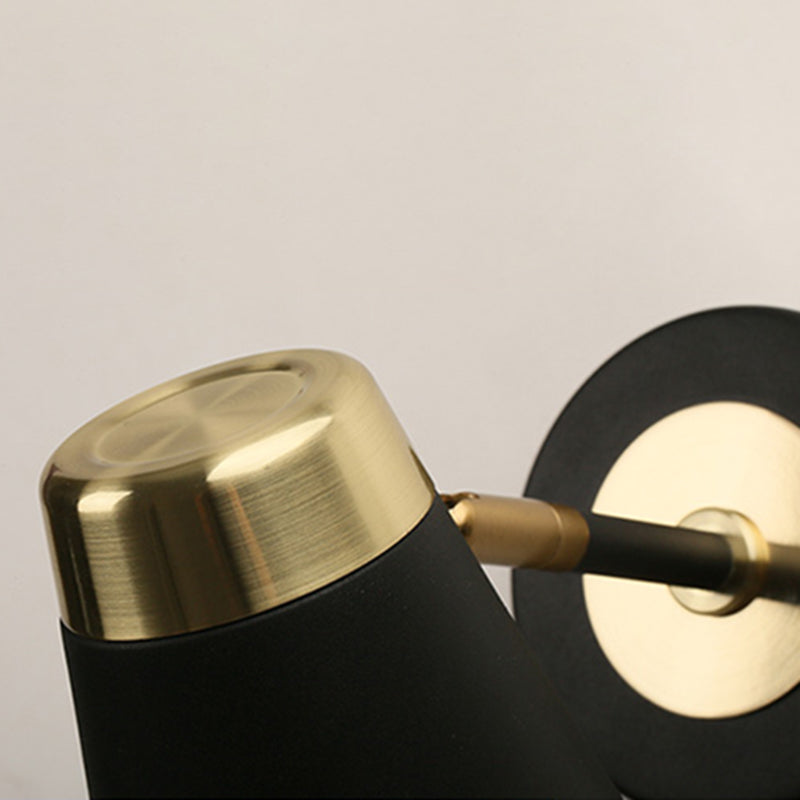 Modern Simple Aluminum Wall Light Bell Shape Rotatable Wall Lamp for Living Room