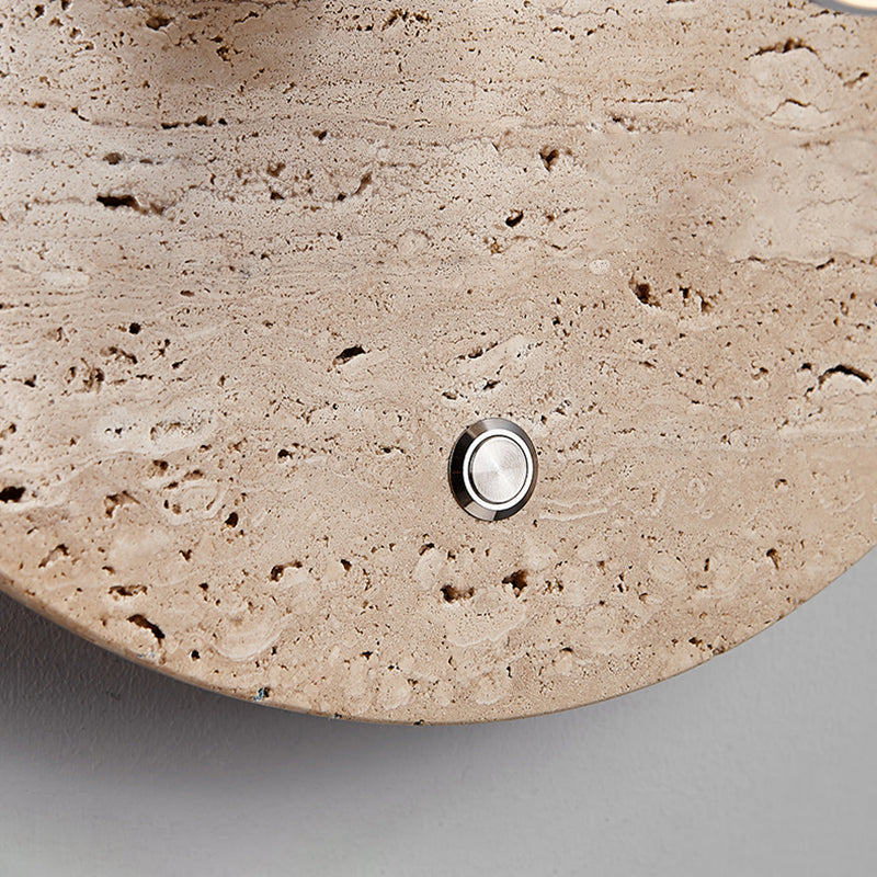 Modern Simple Stone Wall Light Geometry Shape Rotatable Wall Lamp for Living Room
