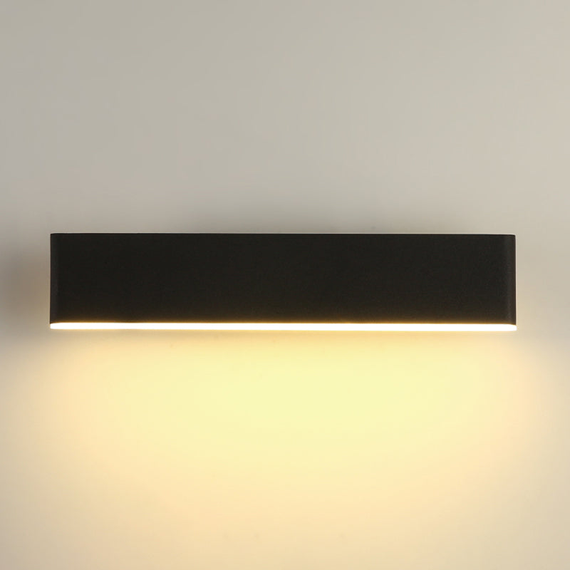 Nordic Style Metal Wall Light Rectangle Shape Rotatable Wall Lamp for Living Room