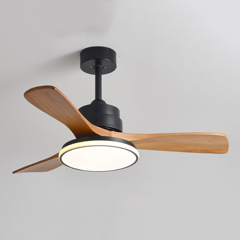 Minimalism Ceiling Fan Light Fixture Contemporary LED Ceiling Flush Mount for Kids' Room