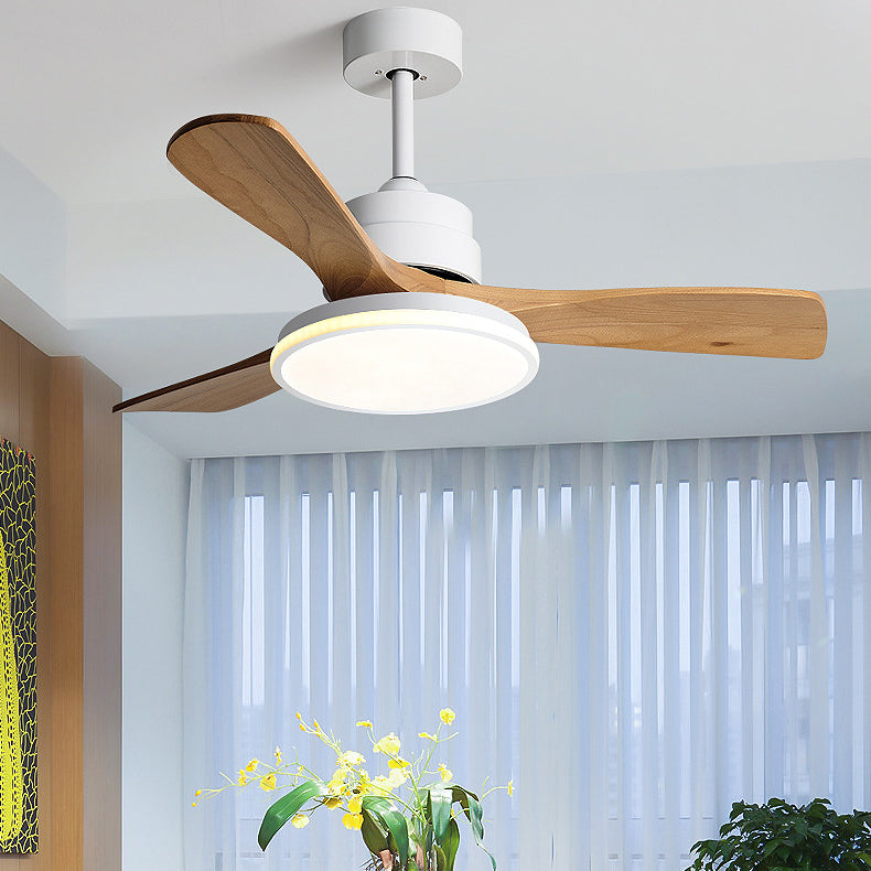Minimalism Ceiling Fan Light Fixture Contemporary LED Ceiling Flush Mount for Kids' Room