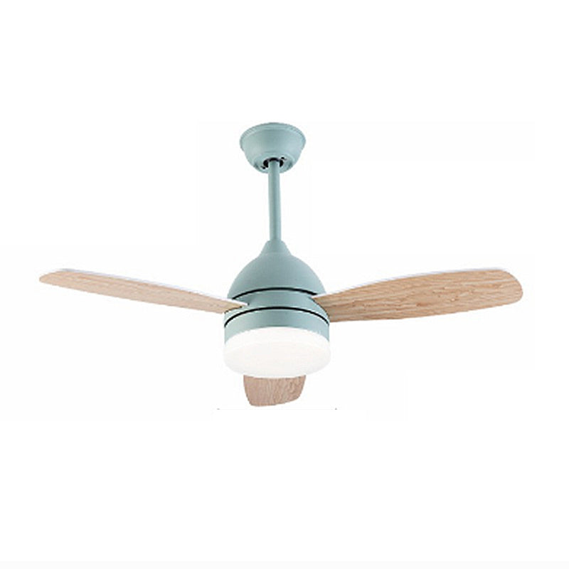 Colorful Ceiling Fan Light Fixture Contemporary LED Ceiling Flush Mount for Kids' Room