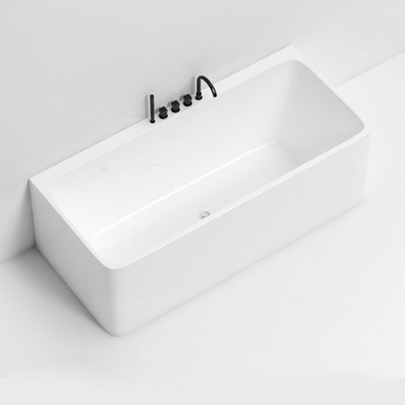 Modern Rectangular Alcove Bath Tub Acrylic Bath Tub for Home