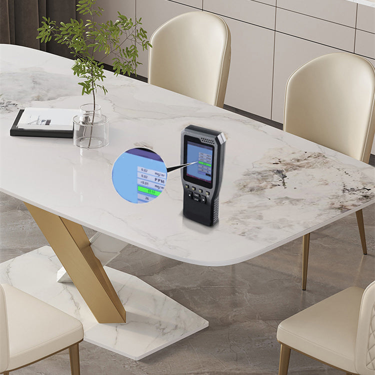 Nordic 1/2/5/6/7 Pieces Rectangle Dining Set Sintered Stone Top Dinette Table Set