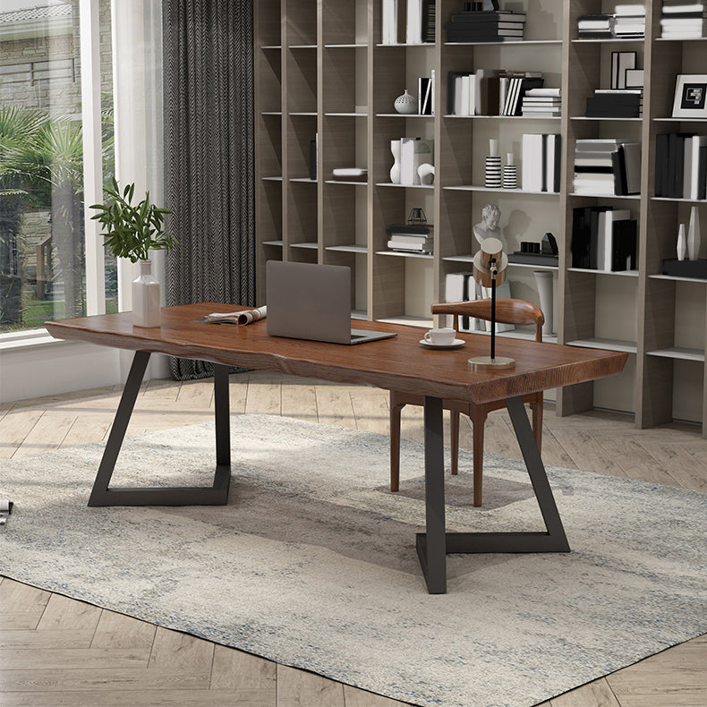 Industrial Style Rectangle Wood Table Set 1/2 Pieces Dining Set for Kitchen