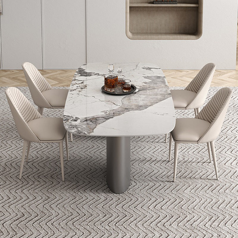 Contemporary Style Rectangle Table Set 1/4/5/6 Pieces Dining Set for Kitchen