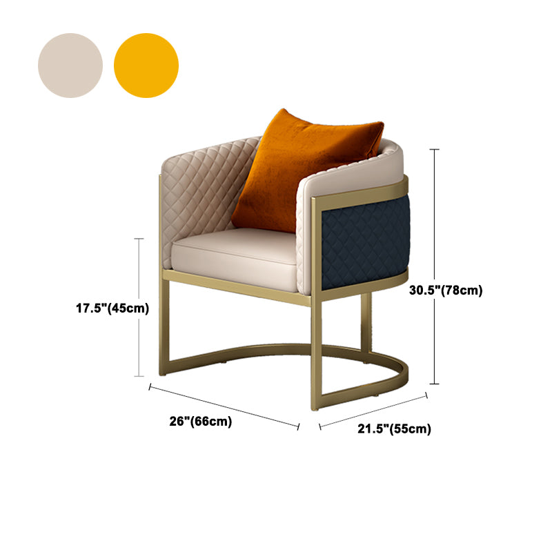 Glam Sintered Stone Dining Set Round 1/2/5 Pieces Dining Table Set for Home Use