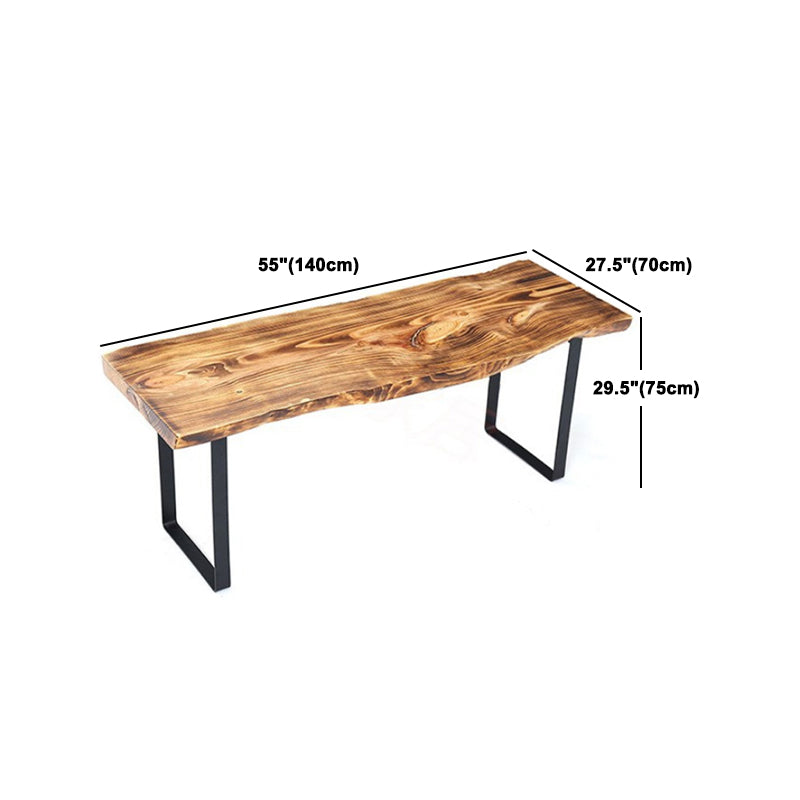 Industrial Style Rectangle Wood Table Set 1/2/7 Pieces Dining Set for Kitchen