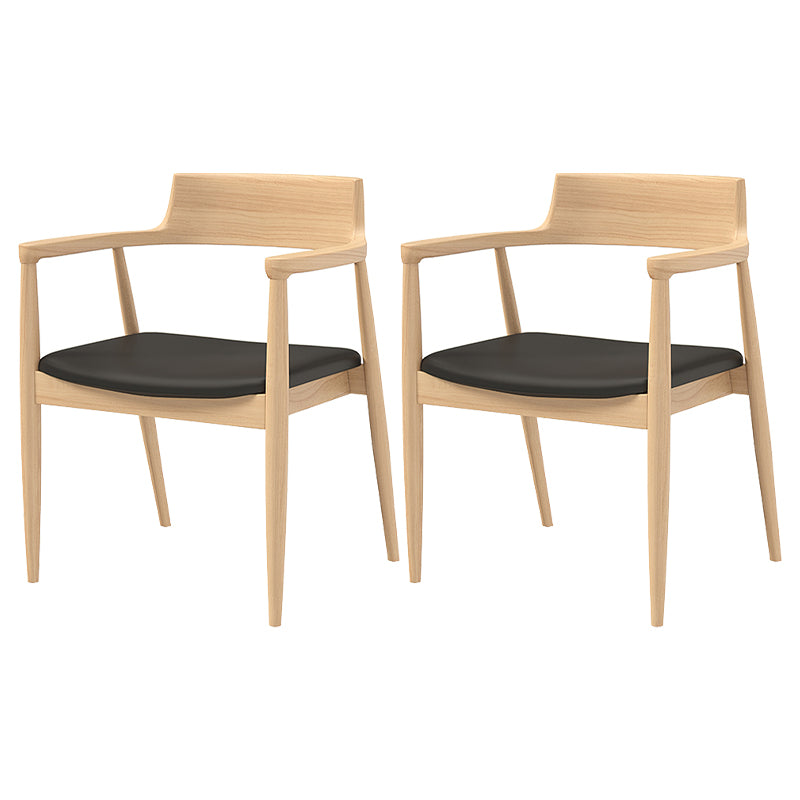 1/2/4/5/7 Pieces Rectangle Dining Set Solid Wood Dining Table with Wooden Chairs