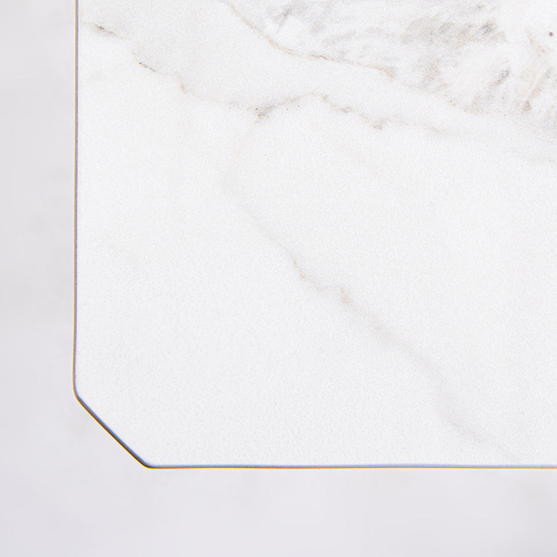 1/4/5/6/7 Pieces Modern Rectangle Dining Set Sintered Stone Top Dinette Table Set