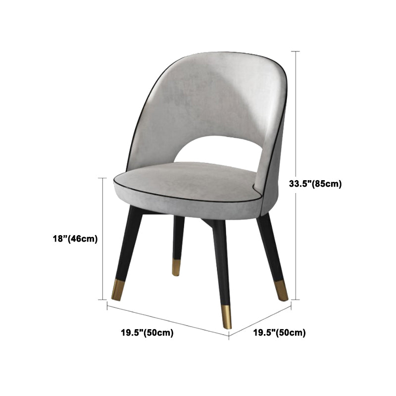 Glam Style Sintered Stone Dining Set Round 1/5 Pieces Dining Table Set for Home Use