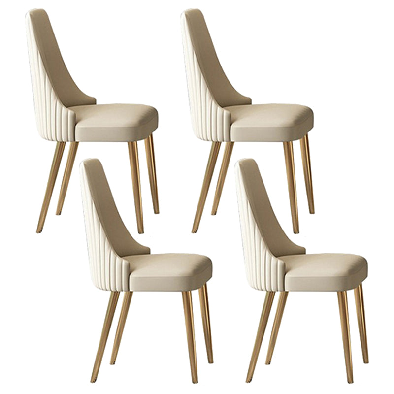 Glam Style Rectangle Table Set 1/4/5/7 Pieces Dining Set for Kitchen