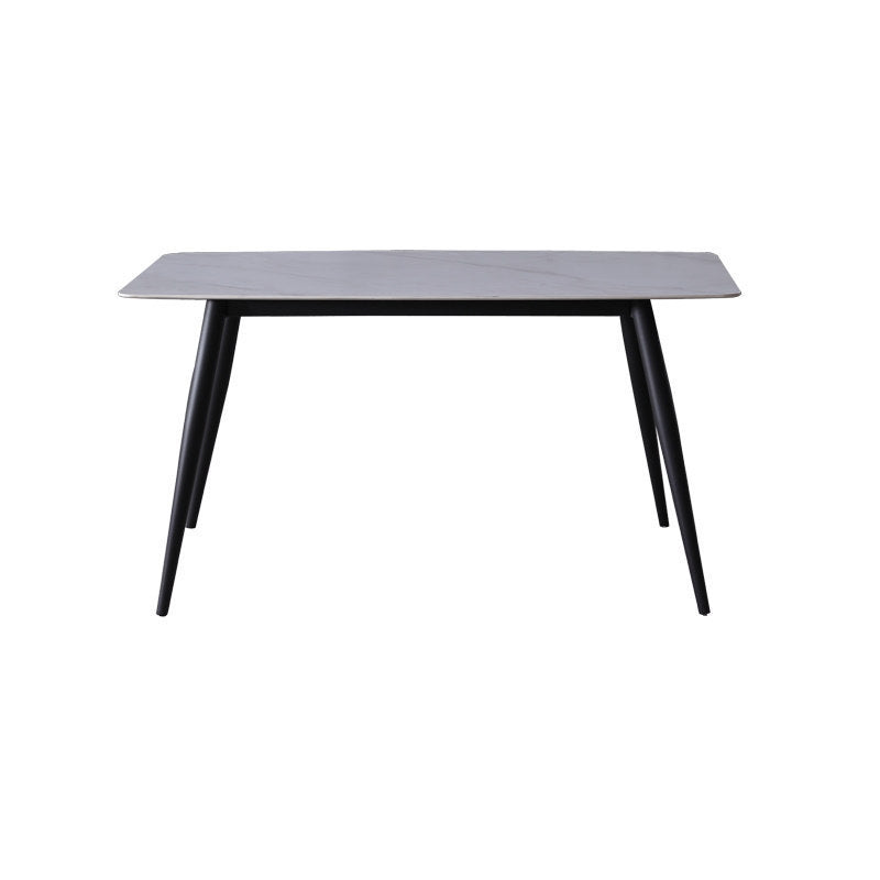 Contemporary Rectangle Table Set 1/4/5/7 Pieces Dining Set for Home Use