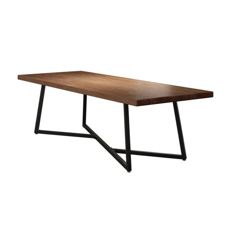 Industrial Rectangle Wooden Table Set 1/2/7 Pieces Dining Set for Kitchen