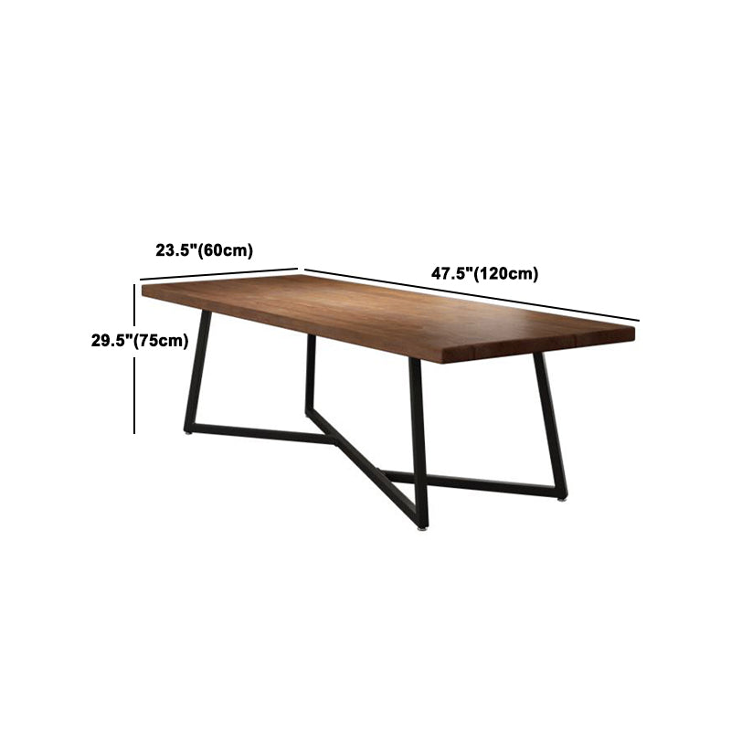 Industrial Rectangle Wooden Table Set 1/2/7 Pieces Dining Set for Kitchen