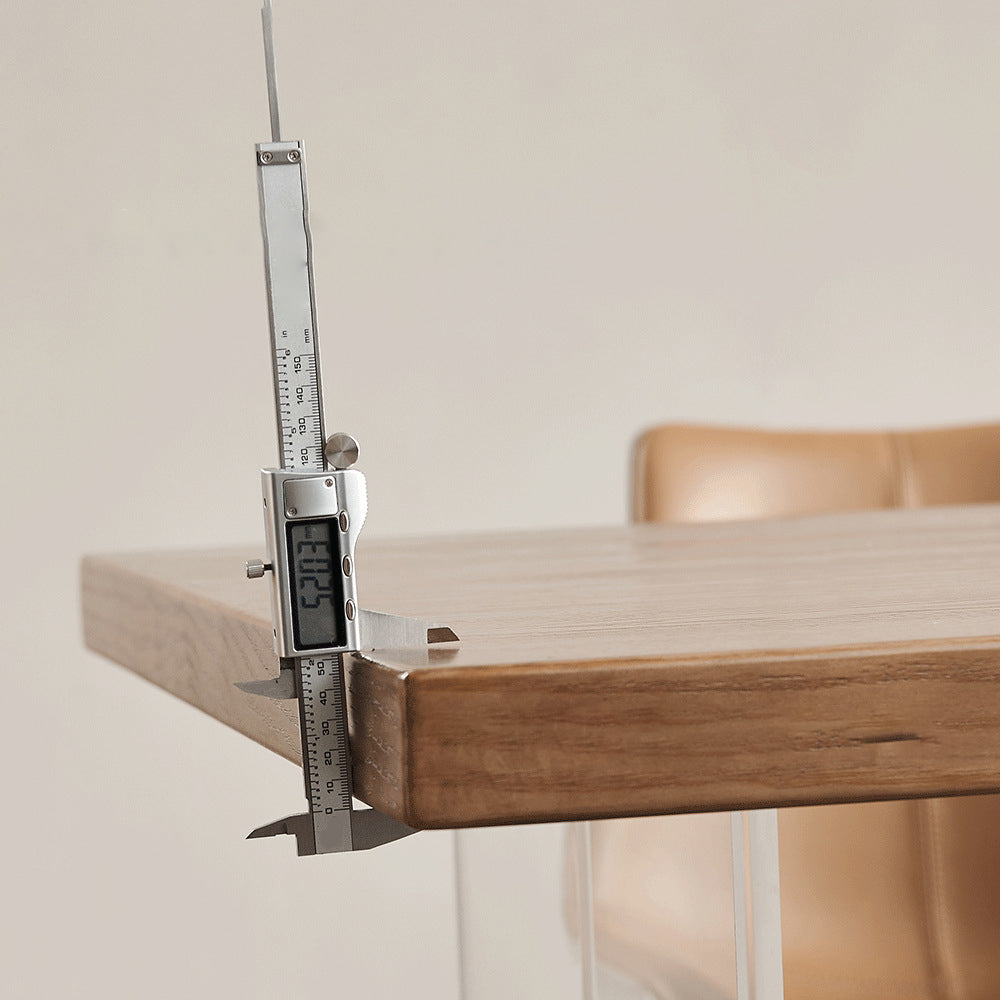 Modern 1/2/5/7 Pieces Rectangle Dining Set Solid Wood Dining Table with Chairs