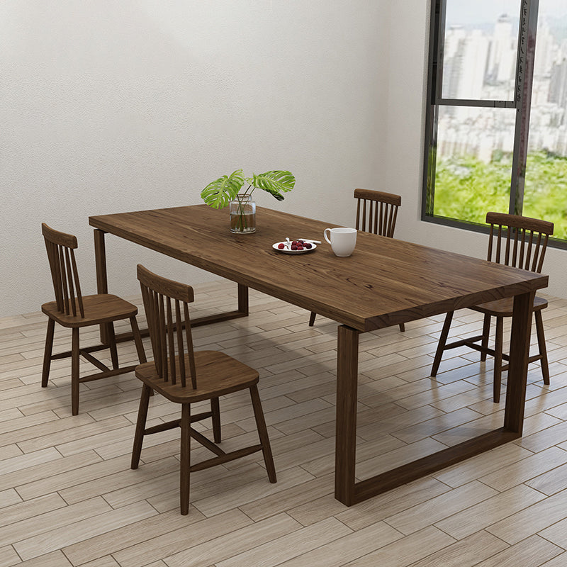 Modern 1/4/5 Pieces Dining Set Rectangle Wood Dining Table for Dining Room