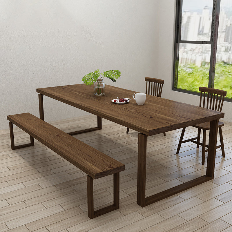 Modern 1/4/5 Pieces Dining Set Rectangle Wood Dining Table for Dining Room