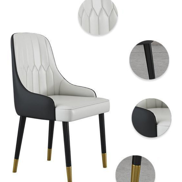 Modern 1/2/4/5 Pieces Dining Set Round Stone Dining Table for Dining Room