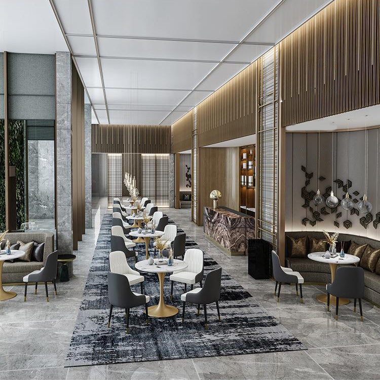 Modern 1/2/4/5 Pieces Dining Set Round Stone Dining Table for Dining Room