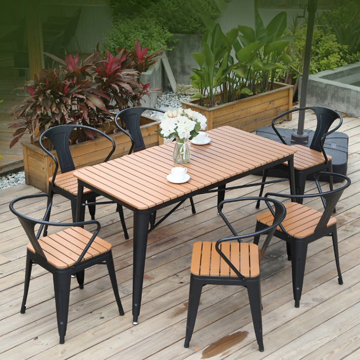 Modern Style Rectangle Table Set 1/2/5/7 Pieces Dining Set for Kitchen