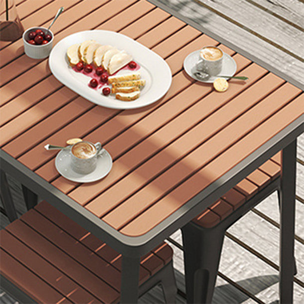 Contemporary Style Rectangle Table Set 1/2/3/5/7 Pieces Dining Set for Kitchen