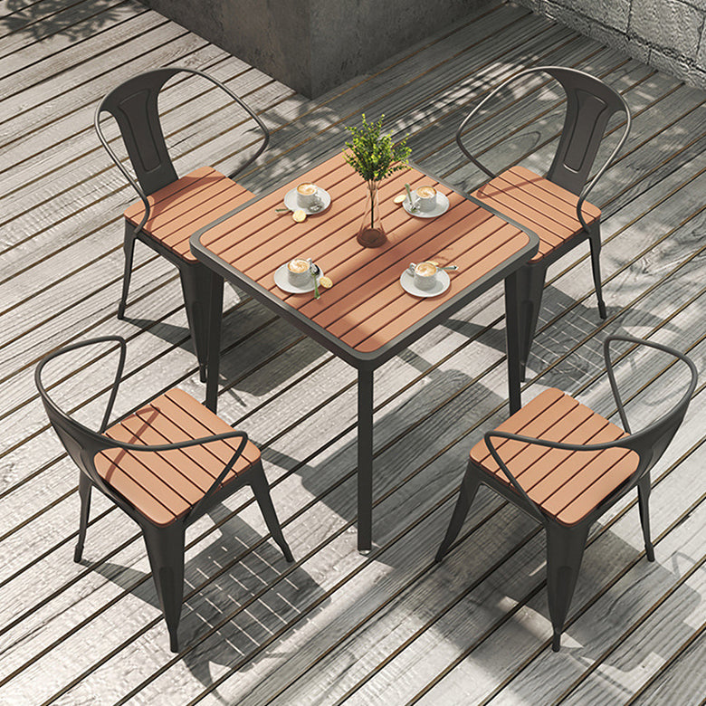 Contemporary Style Rectangle Table Set 1/2/3/5/7 Pieces Dining Set for Kitchen