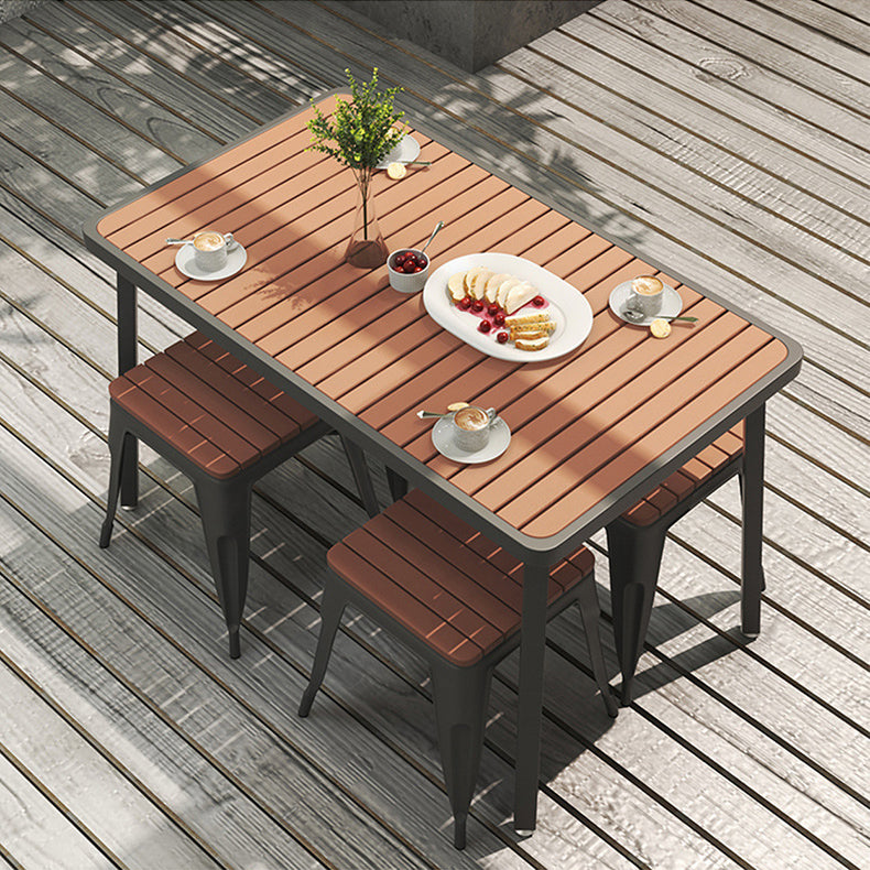 Contemporary Style Rectangle Table Set 1/2/3/5/7 Pieces Dining Set for Kitchen