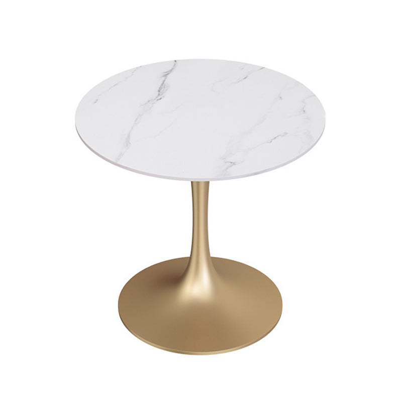 Modern 1/5 Pieces Dining Set Round Stone Dining Table for Dining Room Cafe