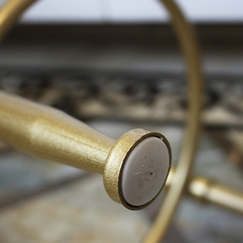 Nordic Armless Liftable Counter Stool Steel Cashier Bar Stool with Cushion and Pedal