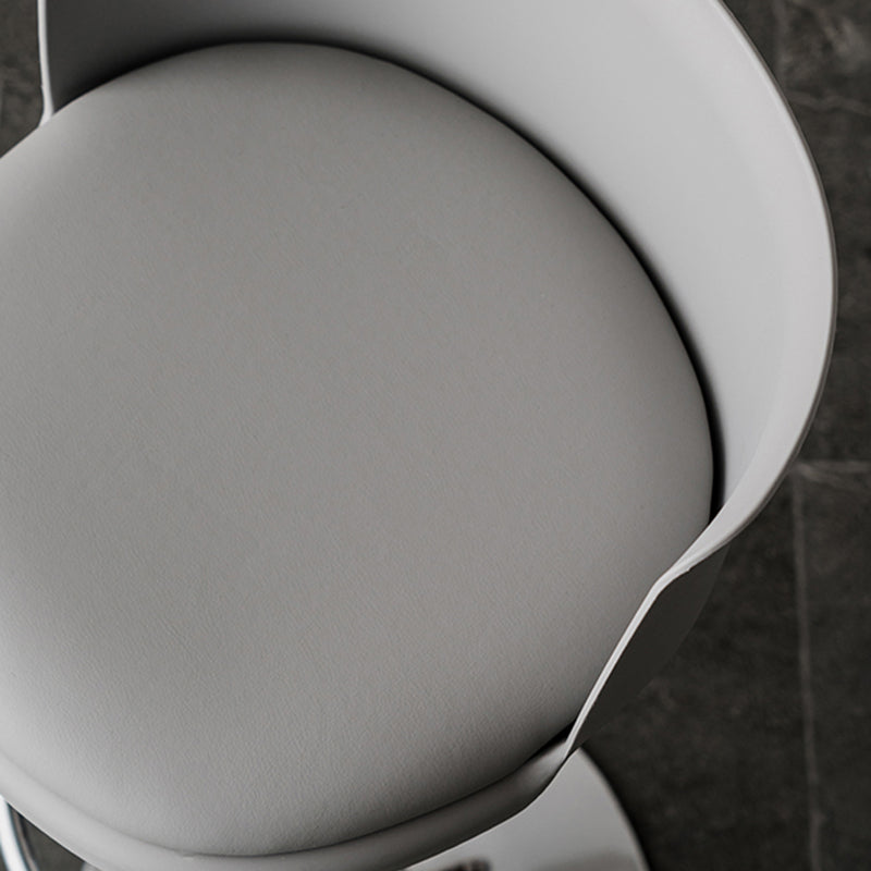 Metal Base Adjustable Height Bar Stool Contemporary Footrest Bar Stool