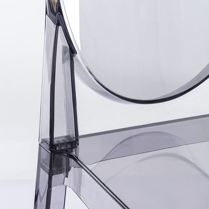 Modern Style Plastic Counter Stool Footrest Furniture in Matte Finish for Indoor