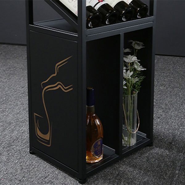 Industrial Rectangle Pub Table White Sintered Stone Bar Height Cocktail Table with Shelves