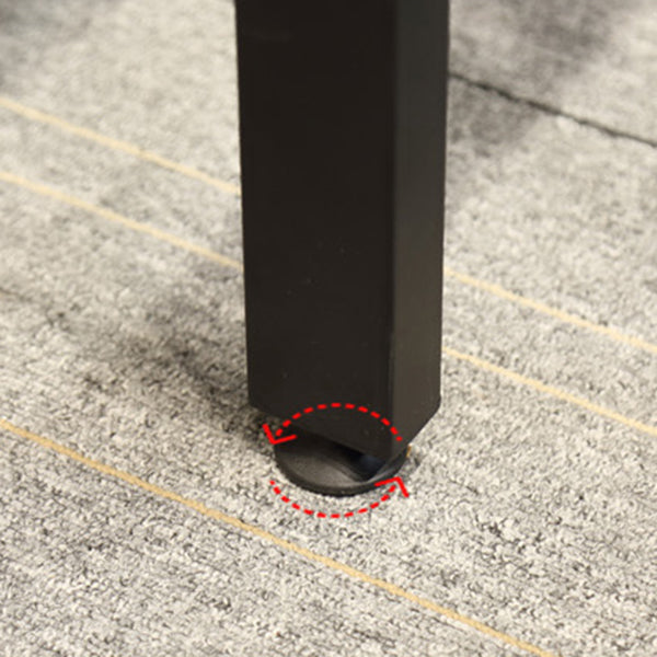 Contemporary Square Footrest Bar Table Brown Solid Wood Top Bar Table