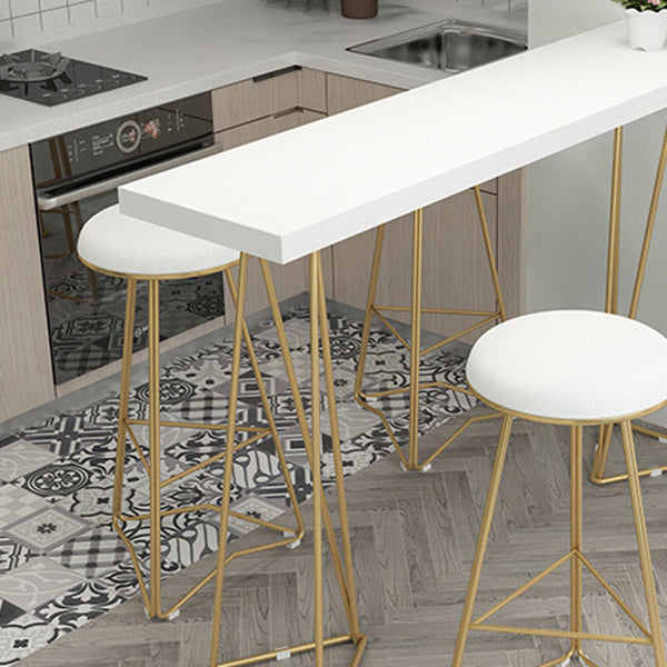 Traditional Luxury Dining Table Solid Wood Bar Table Rectangle Bar Table