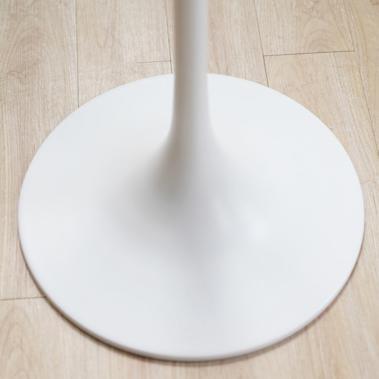 Contemporary Round Bar Stool Table Faux Marble and Stone Bar Table for Small Places